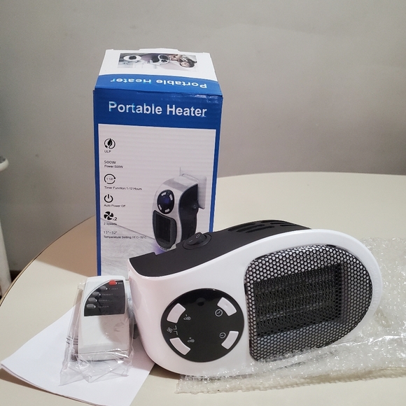 NIB Electric Portable Heater Plug in Wall Room Heating Mini - Picture 1 of 12